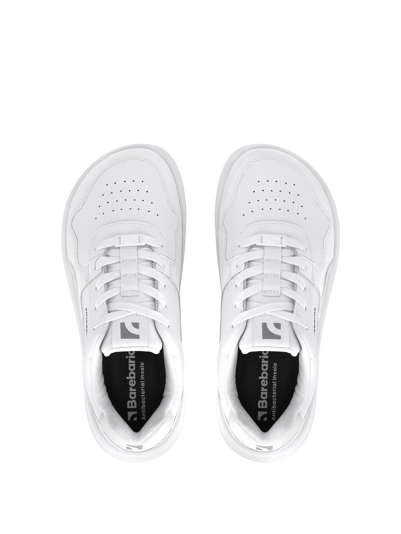 Barefoot Sneakers Barebarics Zing - All White - Barefoot Shoe Store
