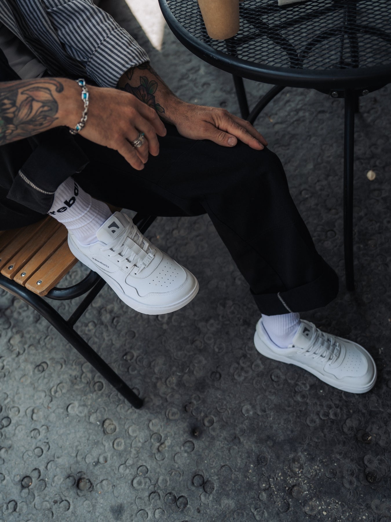 Barefoot Sneakers Barebarics Zing - All White - Barefoot Shoe Store