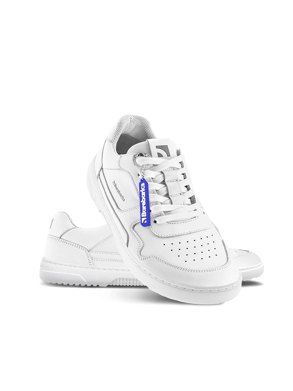 Barefoot Sneakers Barebarics Zing - All White - Leather - Barefoot Shoe Store