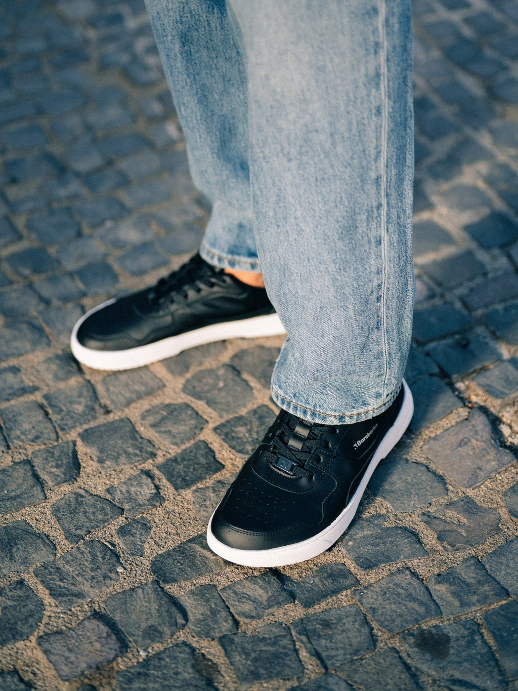 Barefoot Sneakers Barebarics Zing - Black & White - Barefoot Shoe Store