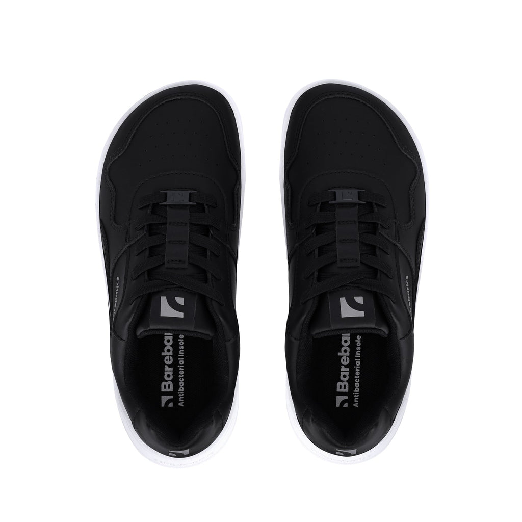 Barefoot Sneakers Barebarics Zing - Black & White - Barefoot Shoe Store