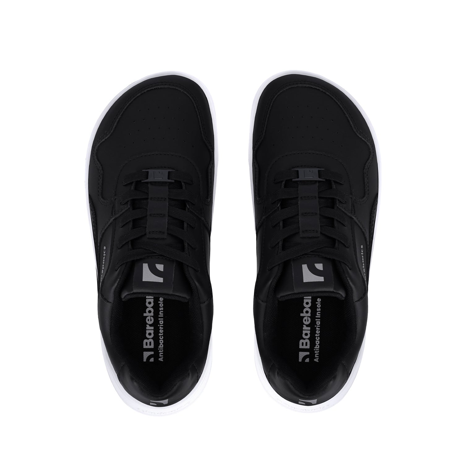 Barefoot Sneakers Barebarics Zing - Black & White - Barefoot Shoe Store