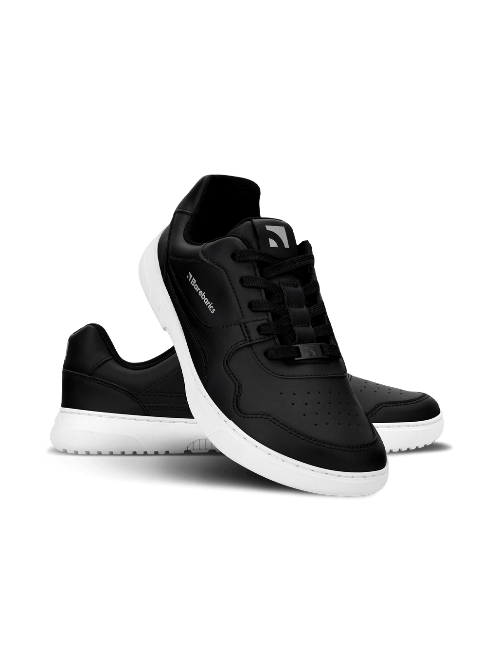 Barefoot Sneakers Barebarics Zing - Black & White - Barefoot Shoe Store