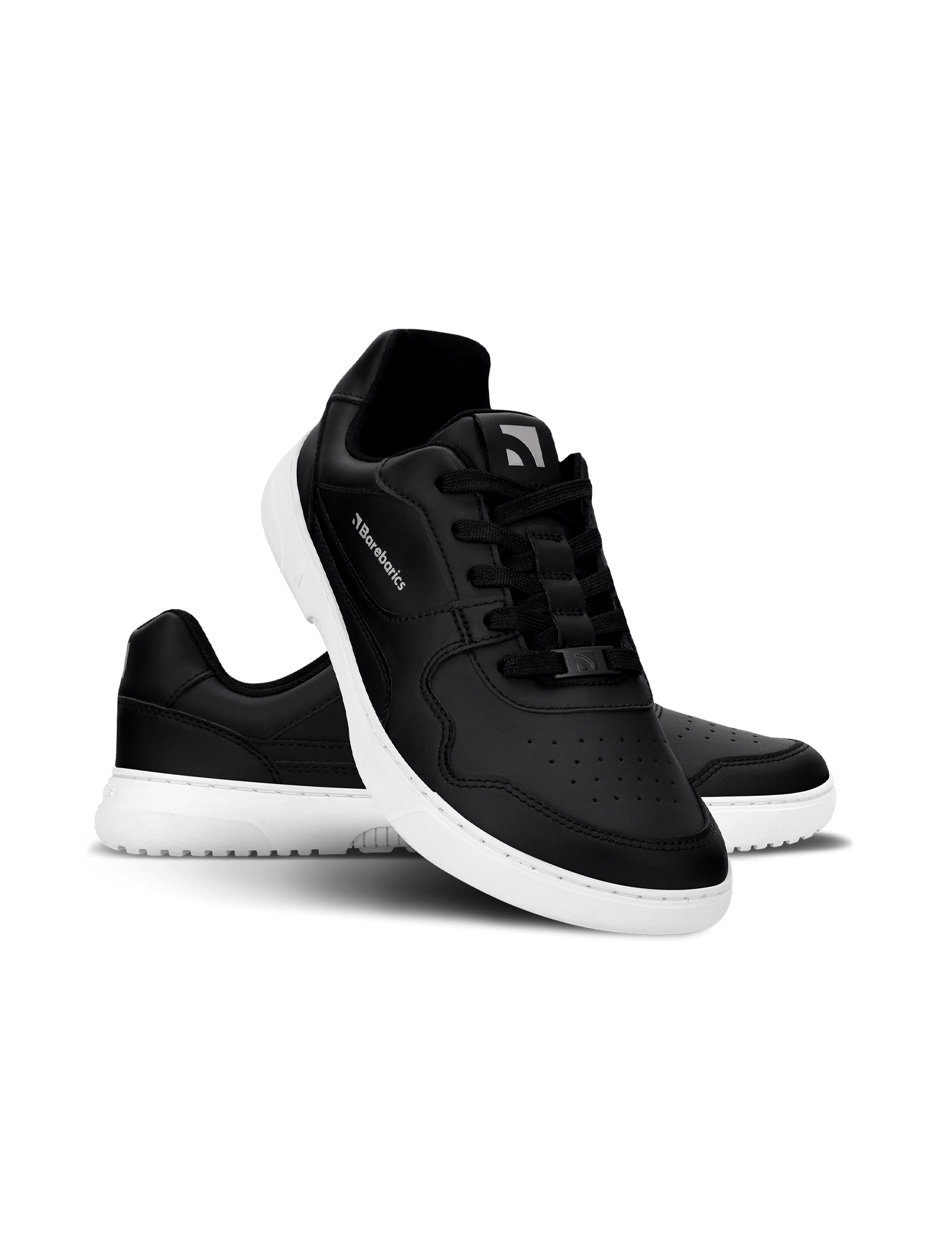 Barefoot Sneakers Barebarics Zing - Black & White - Barefoot Shoe Store