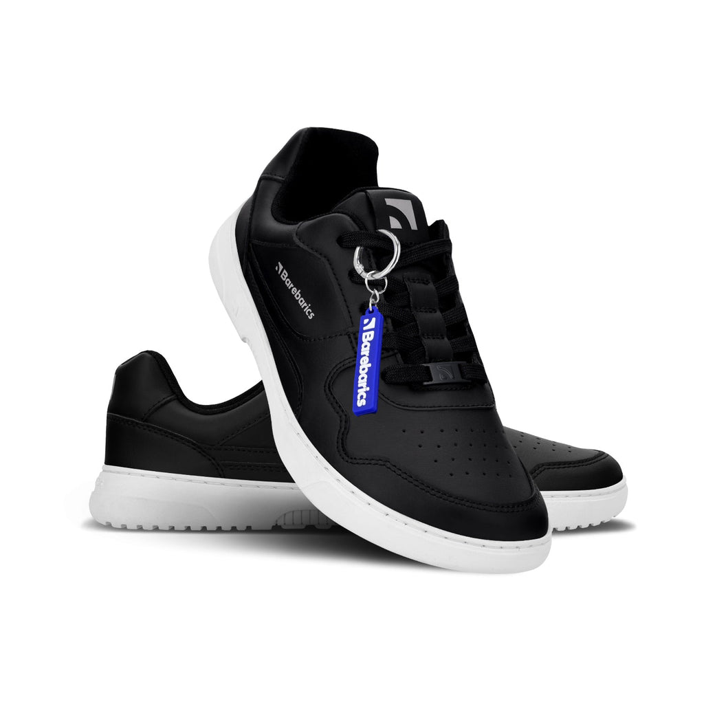 Barefoot Sneakers Barebarics Zing - Black & White - Barefoot Shoe Store