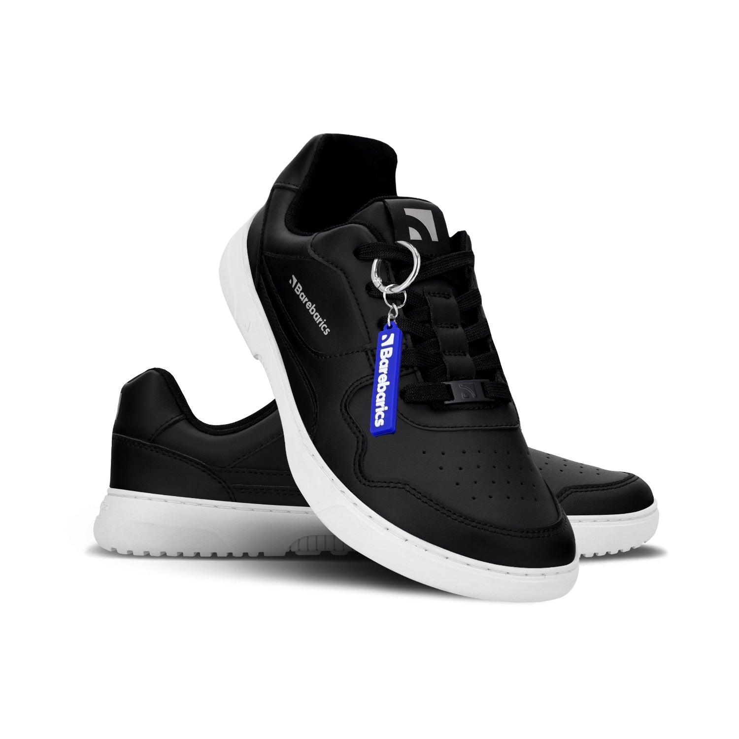 Barefoot Sneakers Barebarics Zing - Black & White - Barefoot Shoe Store