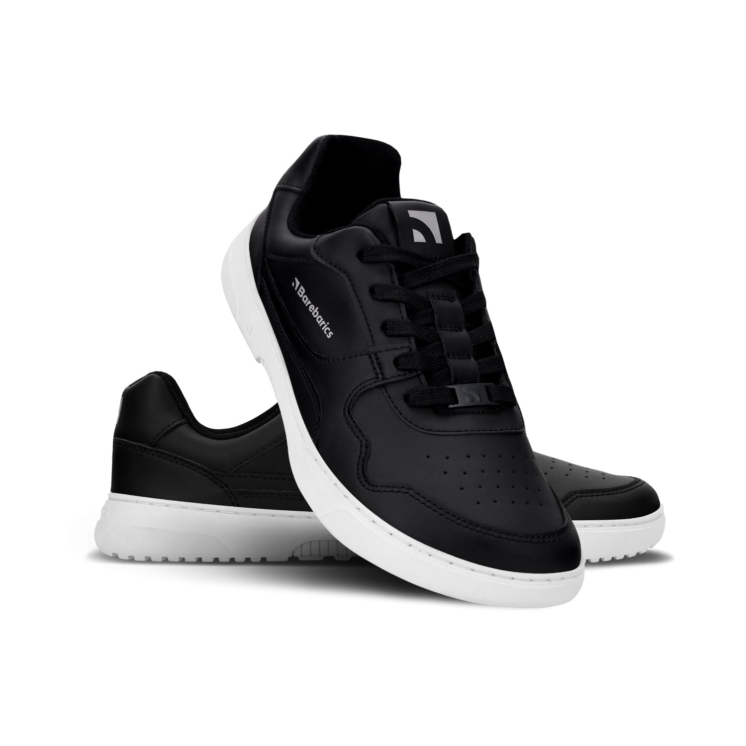 Barefoot Sneakers Barebarics Zing - Black & White - Barefoot Shoe Store