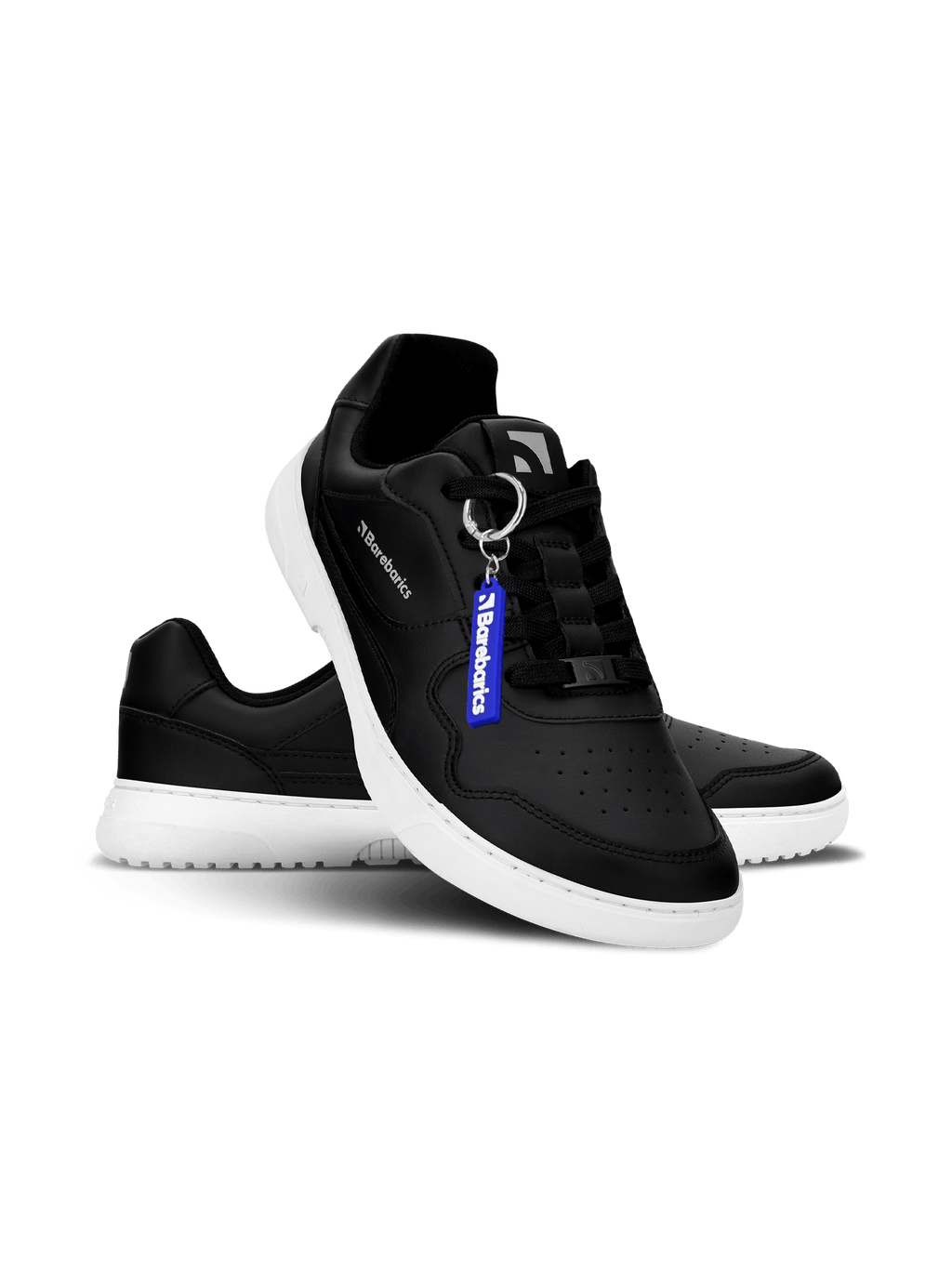 Barefoot Sneakers Barebarics Zing - Black & White - Barefoot Shoe Store