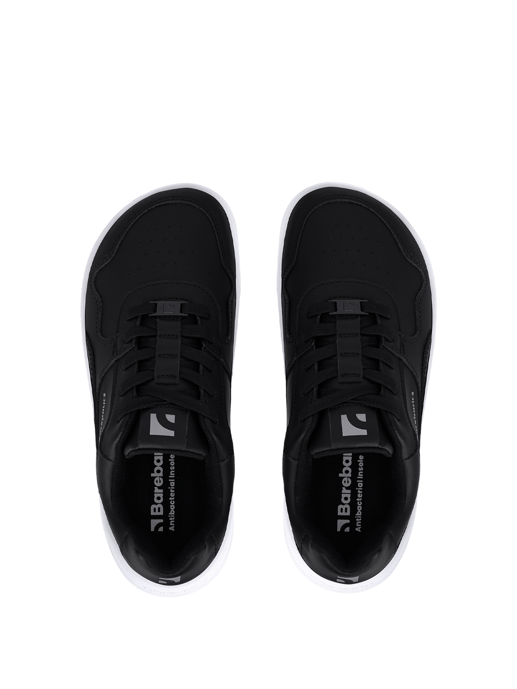 Barefoot Sneakers Barebarics Zing - Black & White - Barefoot Shoe Store