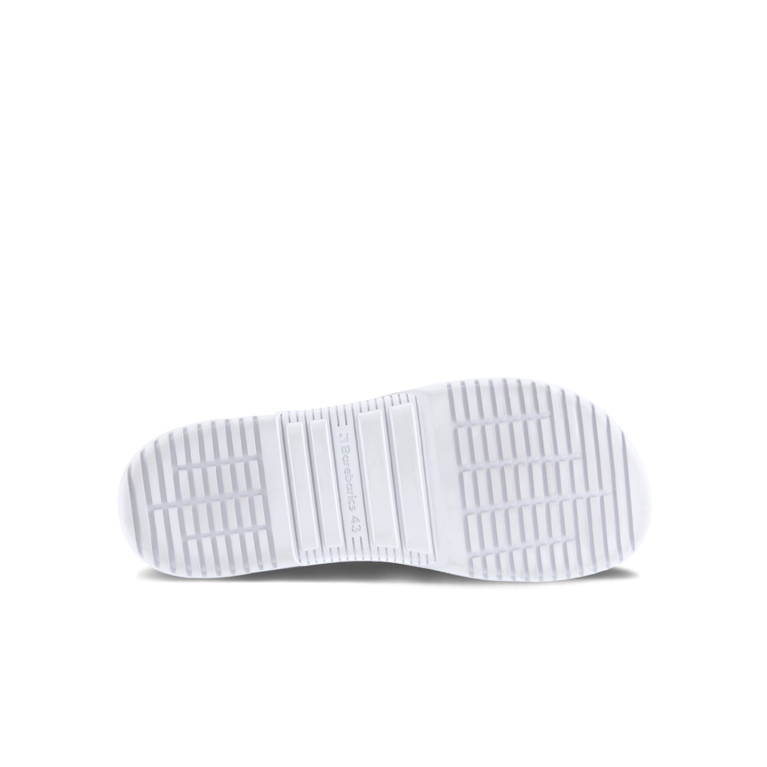 Barefoot Sneakers Barebarics Zing - Brave Men Talk - White & Blue - Barefoot Shoe Store