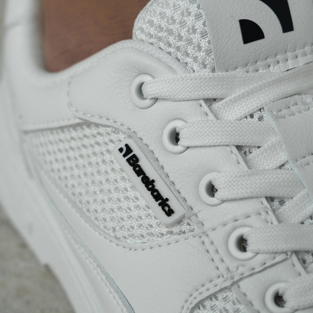 Barefoot Sneakers Barebarics Zing - Fresh - All White - Barefoot Shoe Store