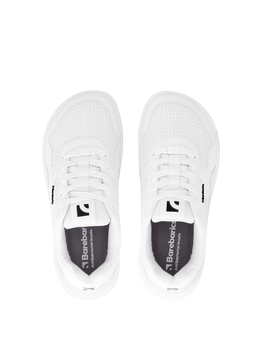 Barefoot Sneakers Barebarics Zing - Fresh - All White - Barefoot Shoe Store