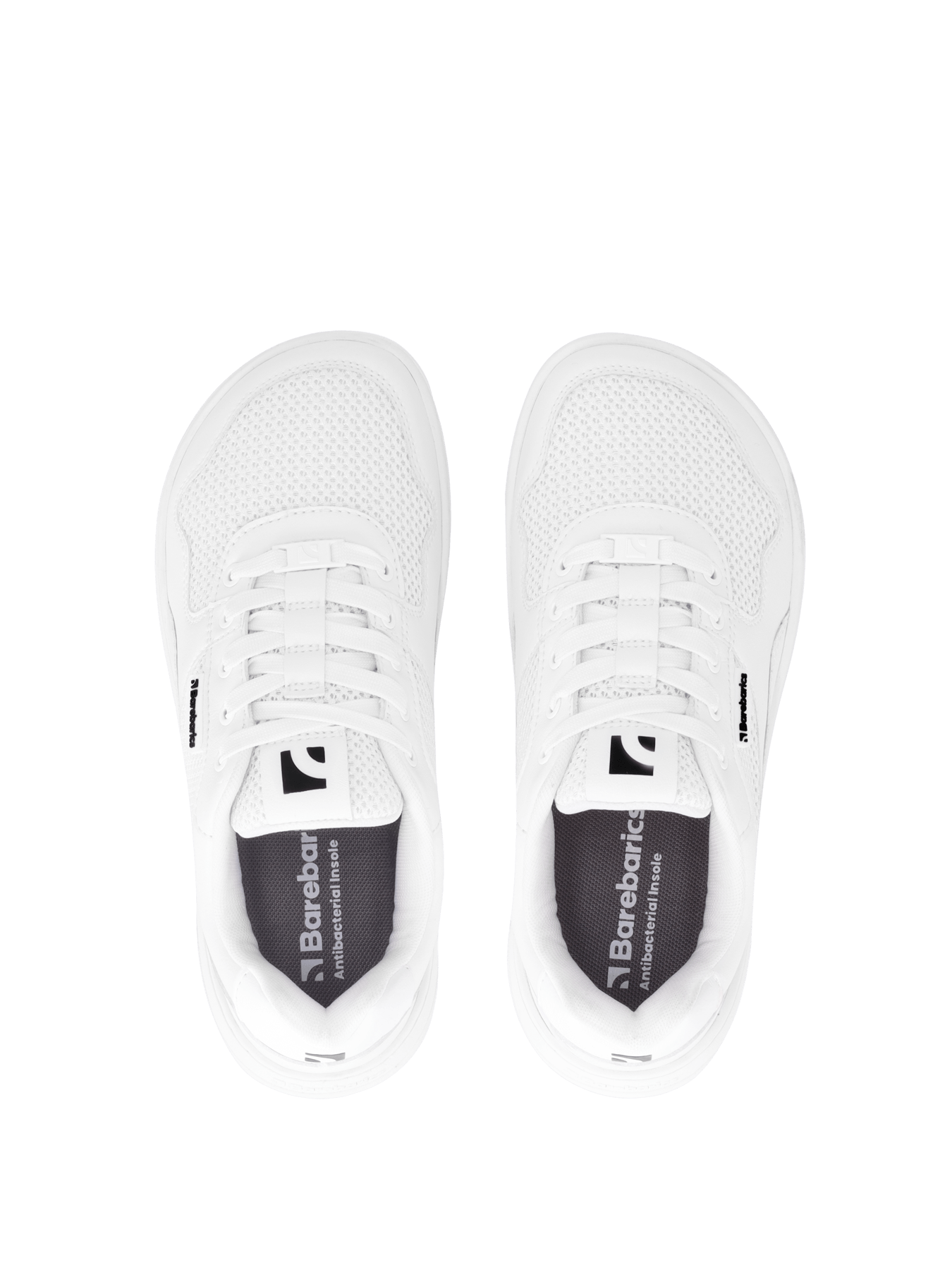 Barefoot Sneakers Barebarics Zing - Fresh - All White - Barefoot Shoe Store