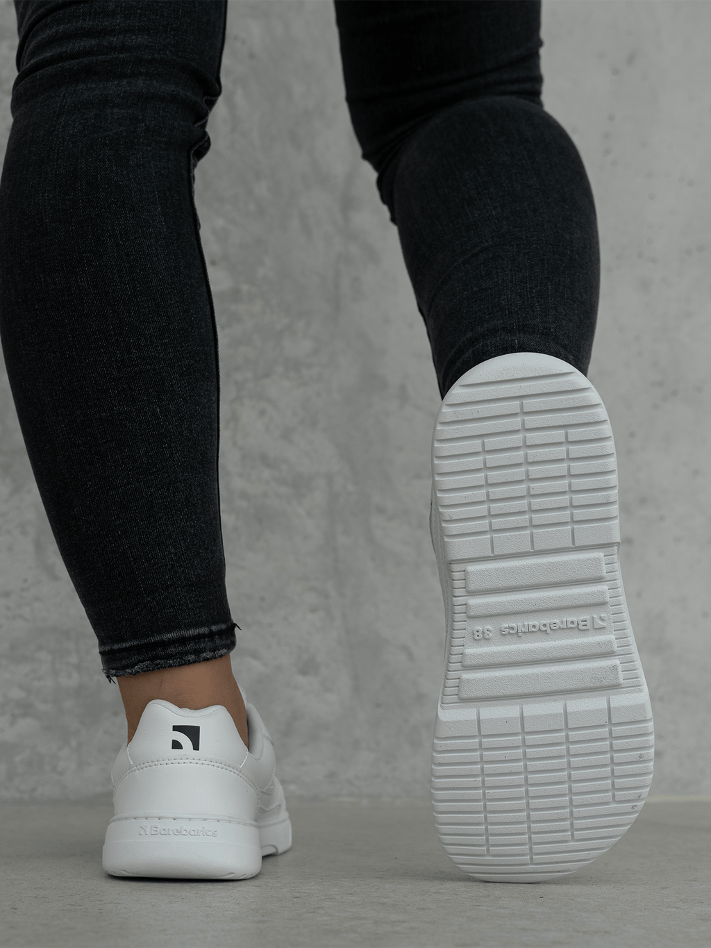 Barefoot Sneakers Barebarics Zing - Fresh - All White - Barefoot Shoe Store