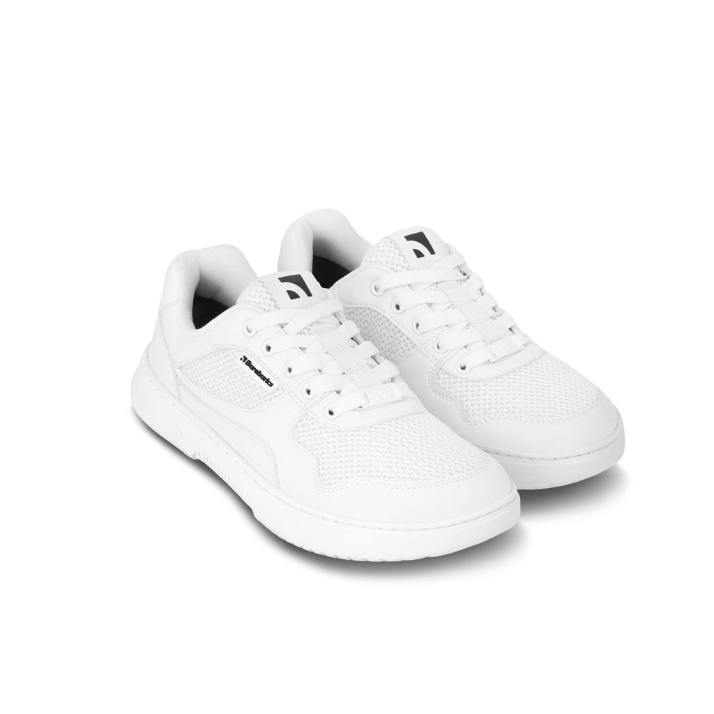 Barefoot Sneakers Barebarics Zing - Fresh - All White - Barefoot Shoe Store