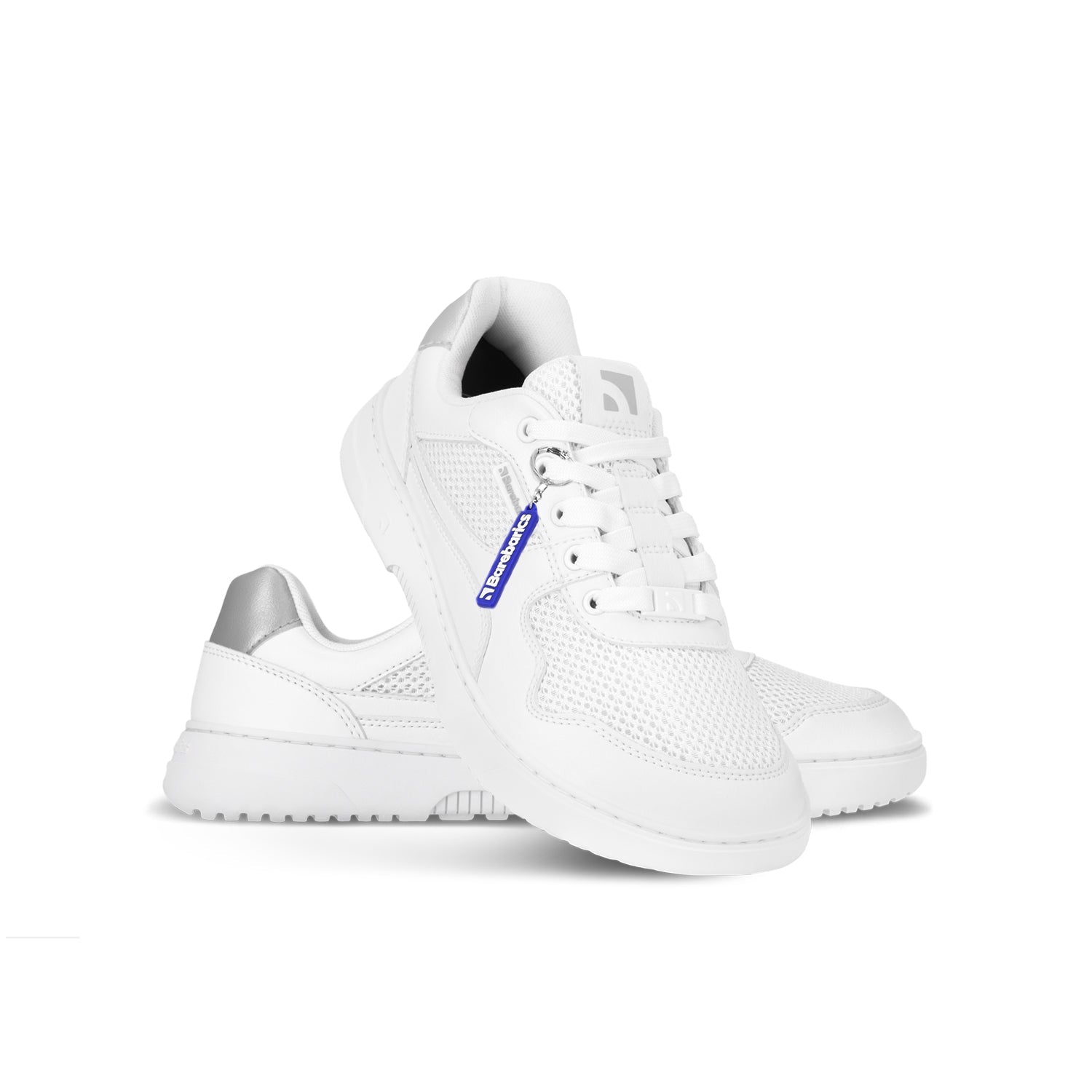 Barefoot Sneakers Barebarics Zing - Fresh - White & Silver - Barefoot Shoe Store