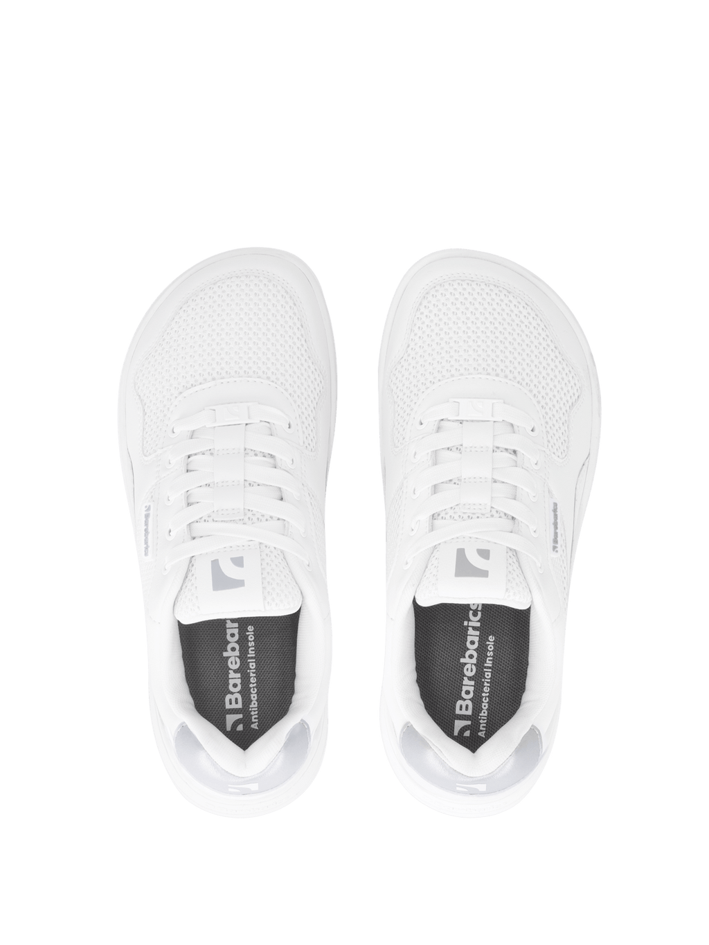 Barefoot Sneakers Barebarics Zing - Fresh - White & Silver - Barefoot Shoe Store