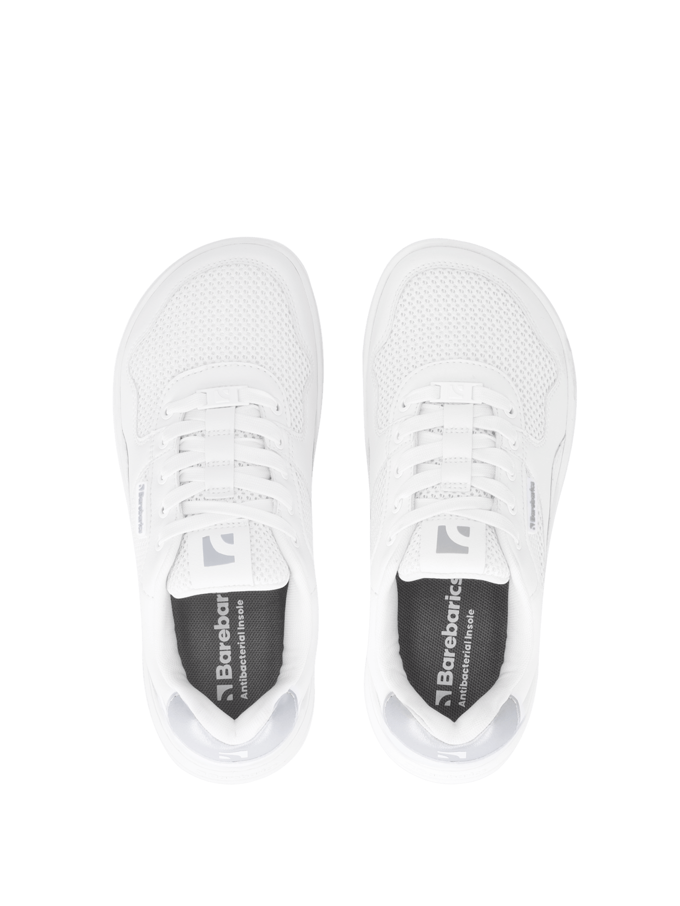 Barefoot Sneakers Barebarics Zing - Fresh - White & Silver - Barefoot Shoe Store