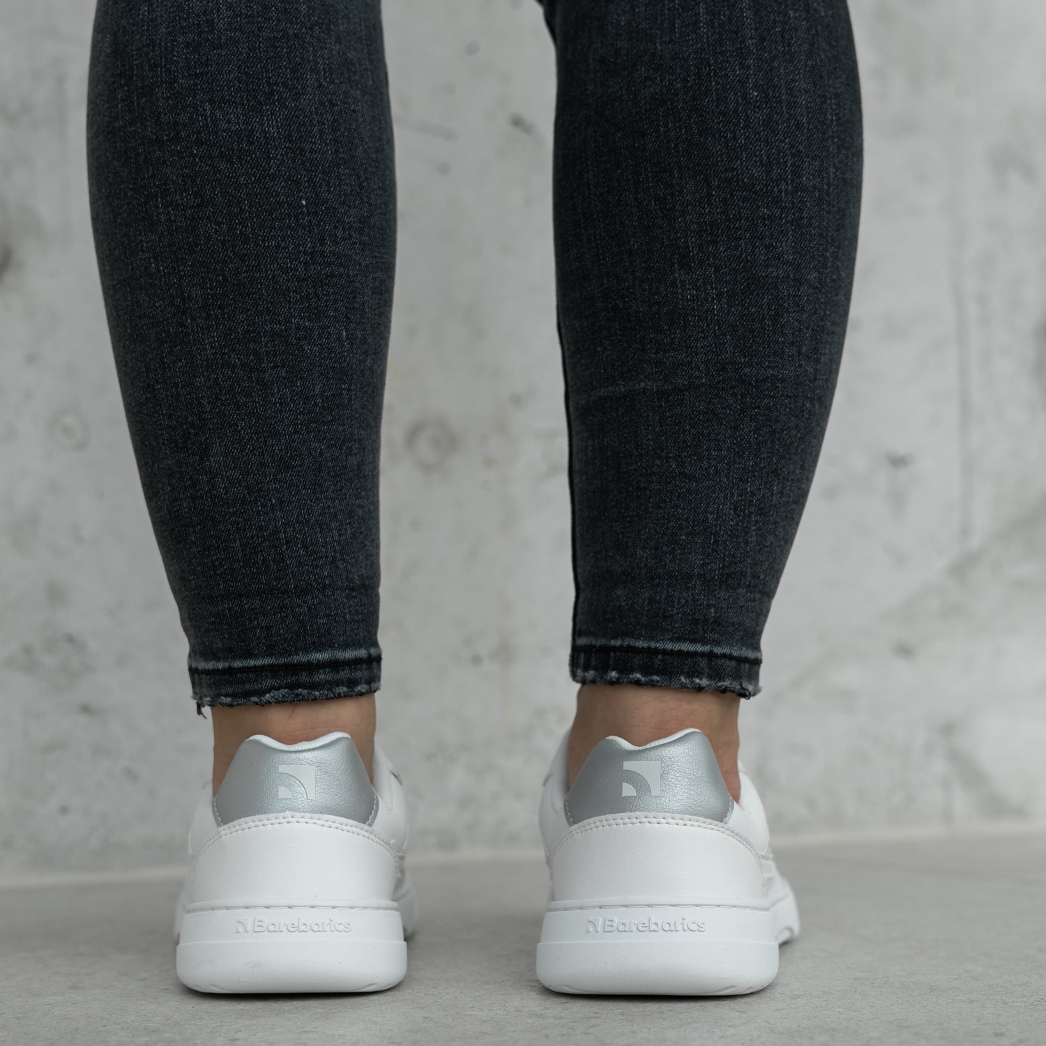 Barefoot Sneakers Barebarics Zing - Fresh - White & Silver - Barefoot Shoe Store