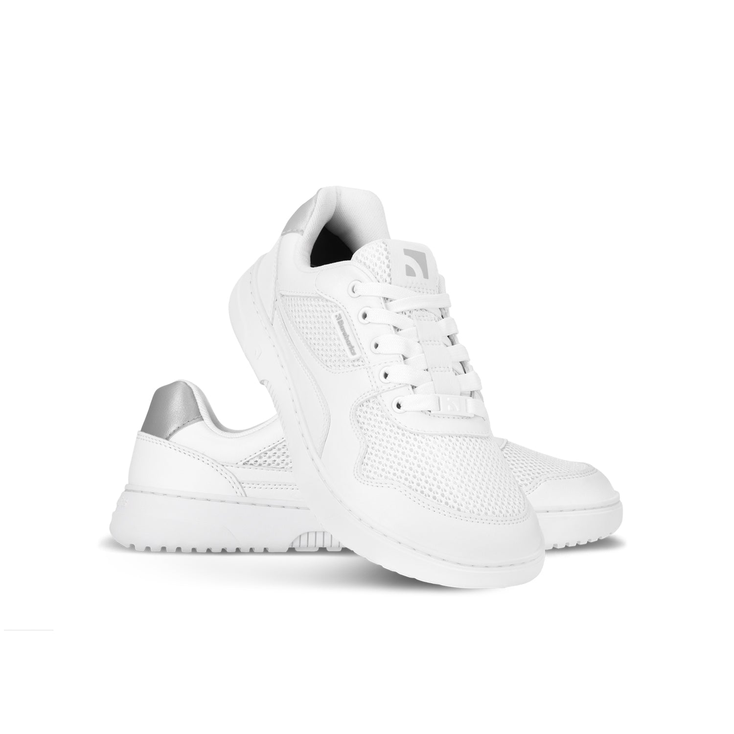 Barefoot Sneakers Barebarics Zing - Fresh - White & Silver - Barefoot Shoe Store