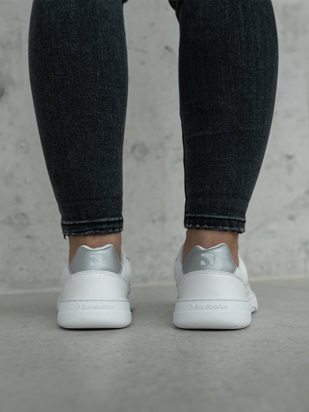 Barefoot Sneakers Barebarics Zing - Fresh - White & Silver - Barefoot Shoe Store