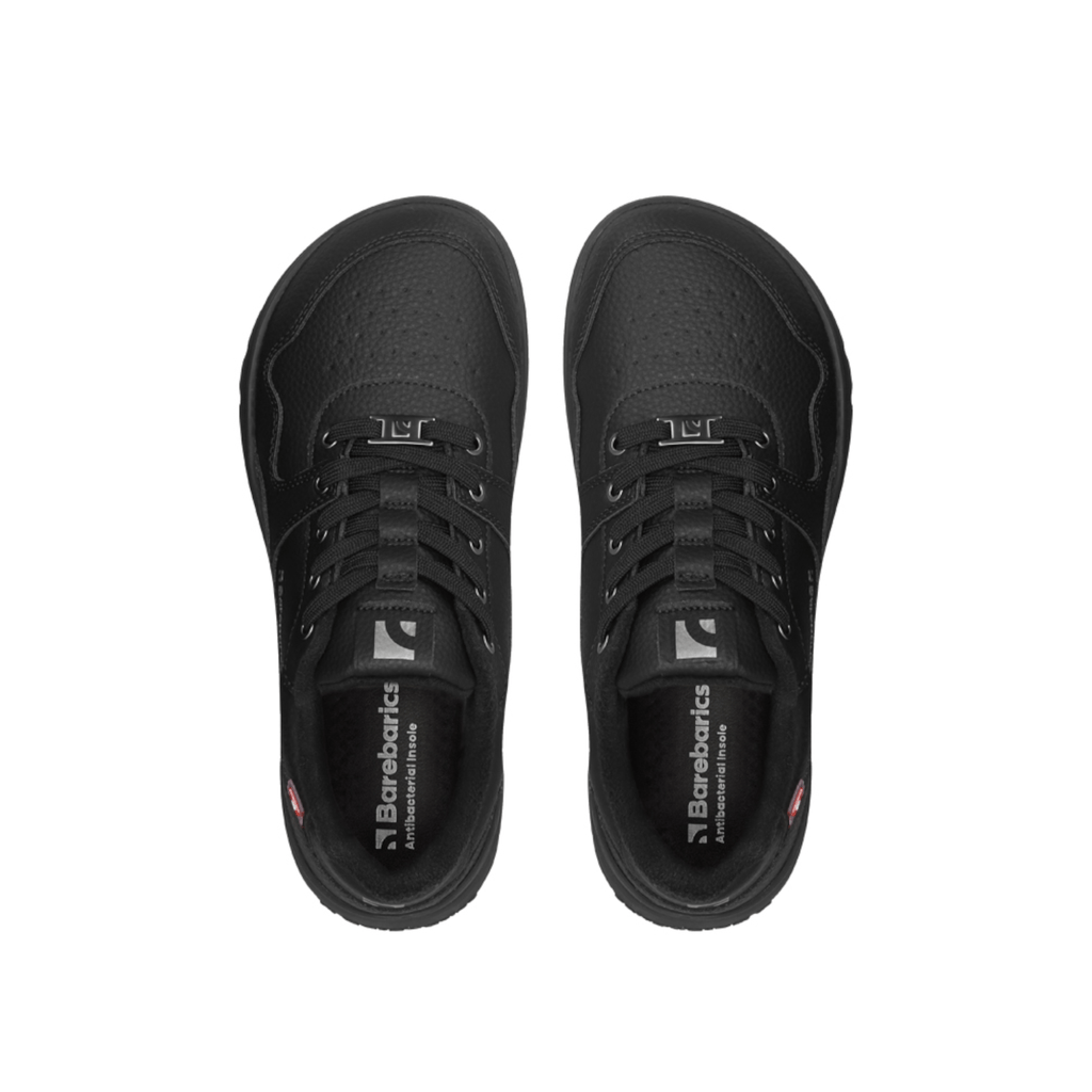 Barefoot Sneakers Barebarics Zing Frost - All Black - Barefoot Shoe Store