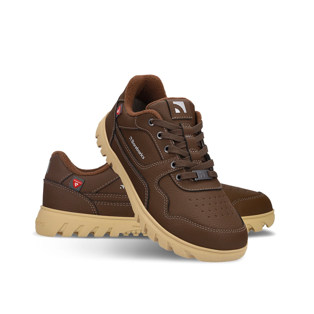 Barefoot Sneakers Barebarics Zing Frost - Dark Brown - Barefoot Shoe Store