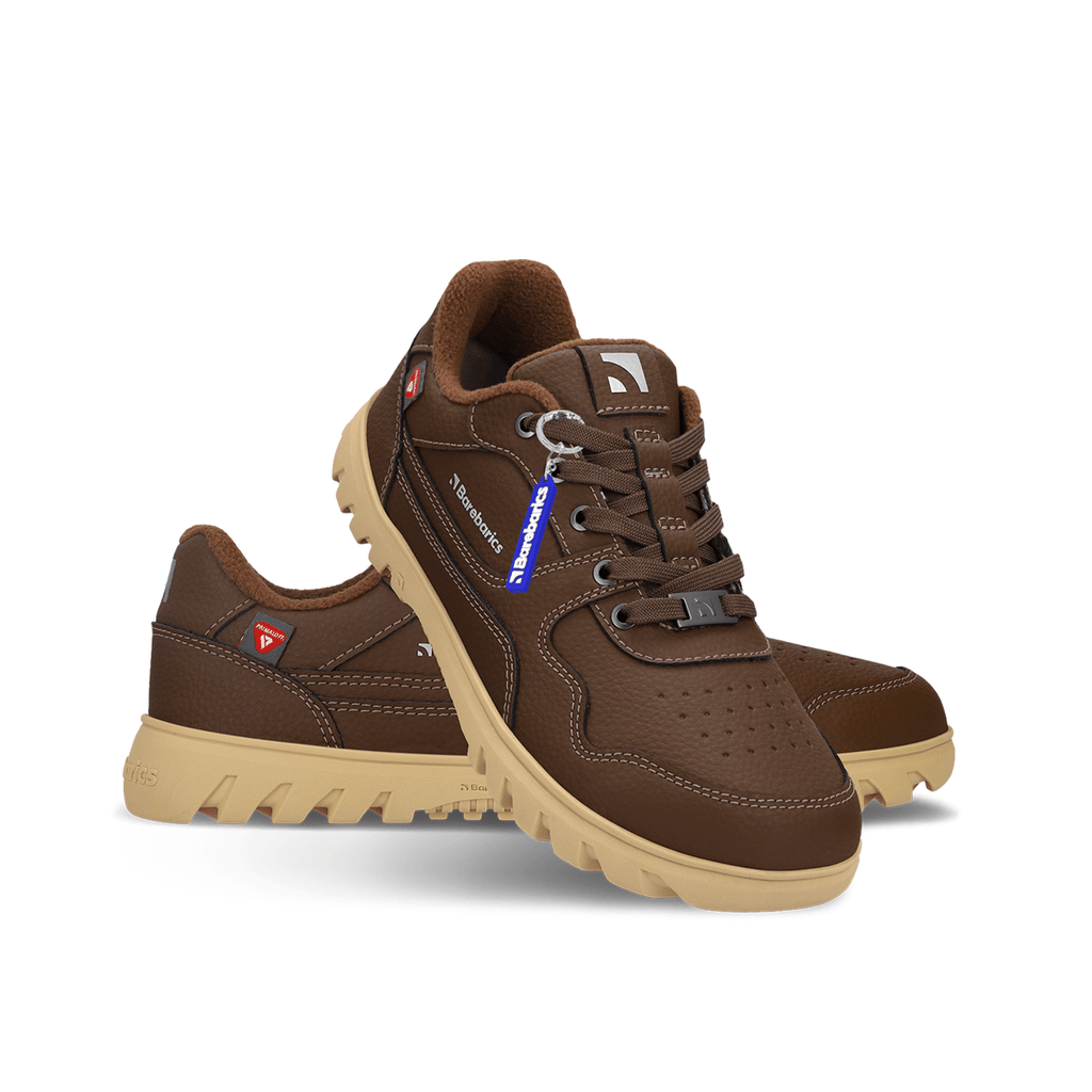 Barefoot Sneakers Barebarics Zing Frost - Dark Brown - Barefoot Shoe Store