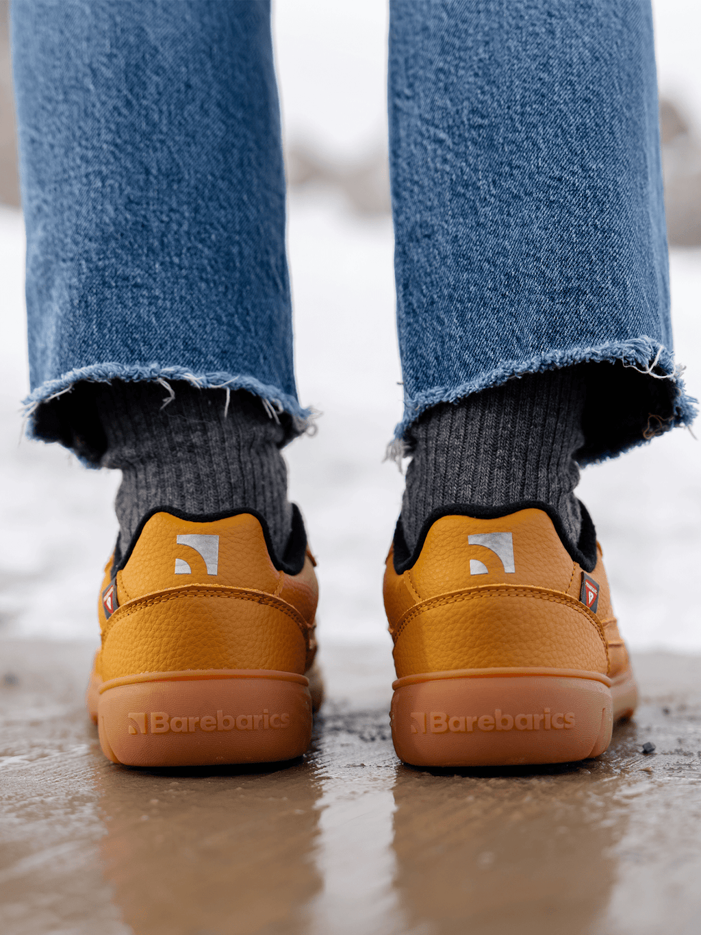 Barefoot Sneakers Barebarics Zing Frost - Light Caramel - Barefoot Shoe Store