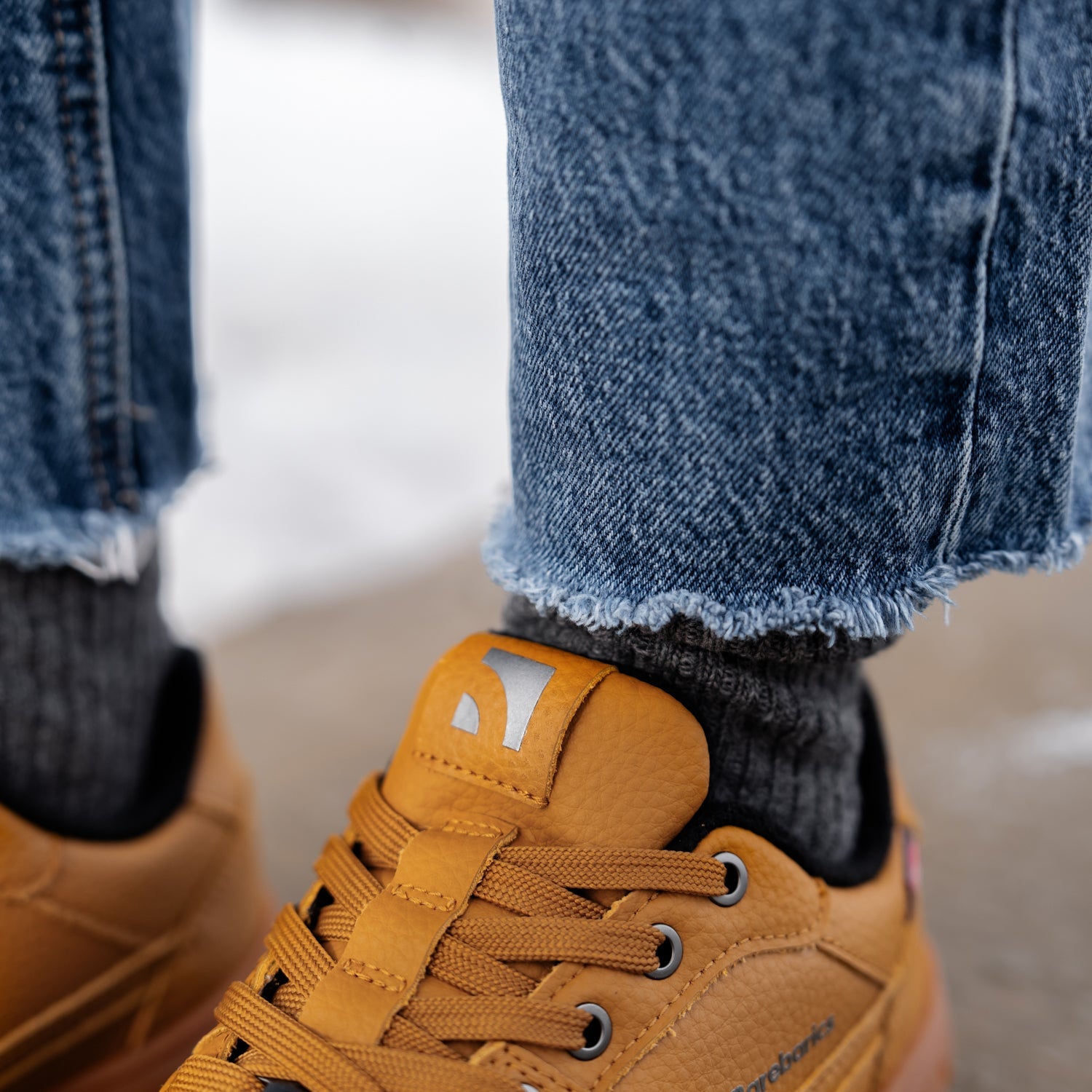 Barefoot Sneakers Barebarics Zing Frost - Light Caramel - Barefoot Shoe Store