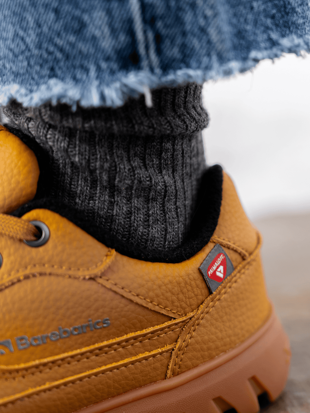 Barefoot Sneakers Barebarics Zing Frost - Light Caramel - Barefoot Shoe Store