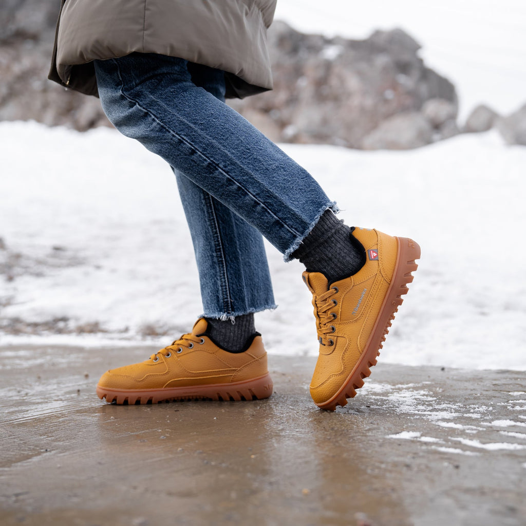 Barefoot Sneakers Barebarics Zing Frost - Light Caramel - Barefoot Shoe Store