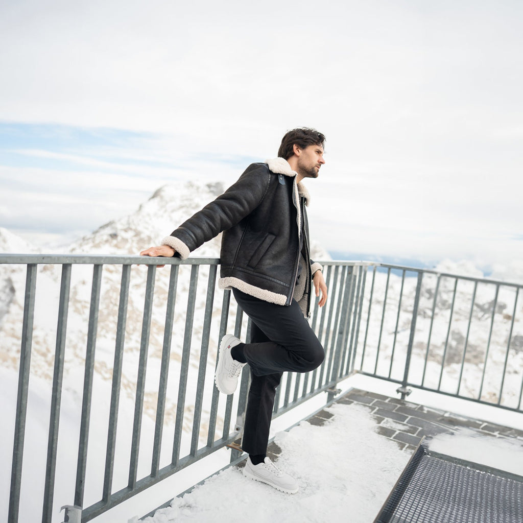 Barefoot Sneakers Barebarics Zing Frost - Light Grey & White - Barefoot Shoe Store