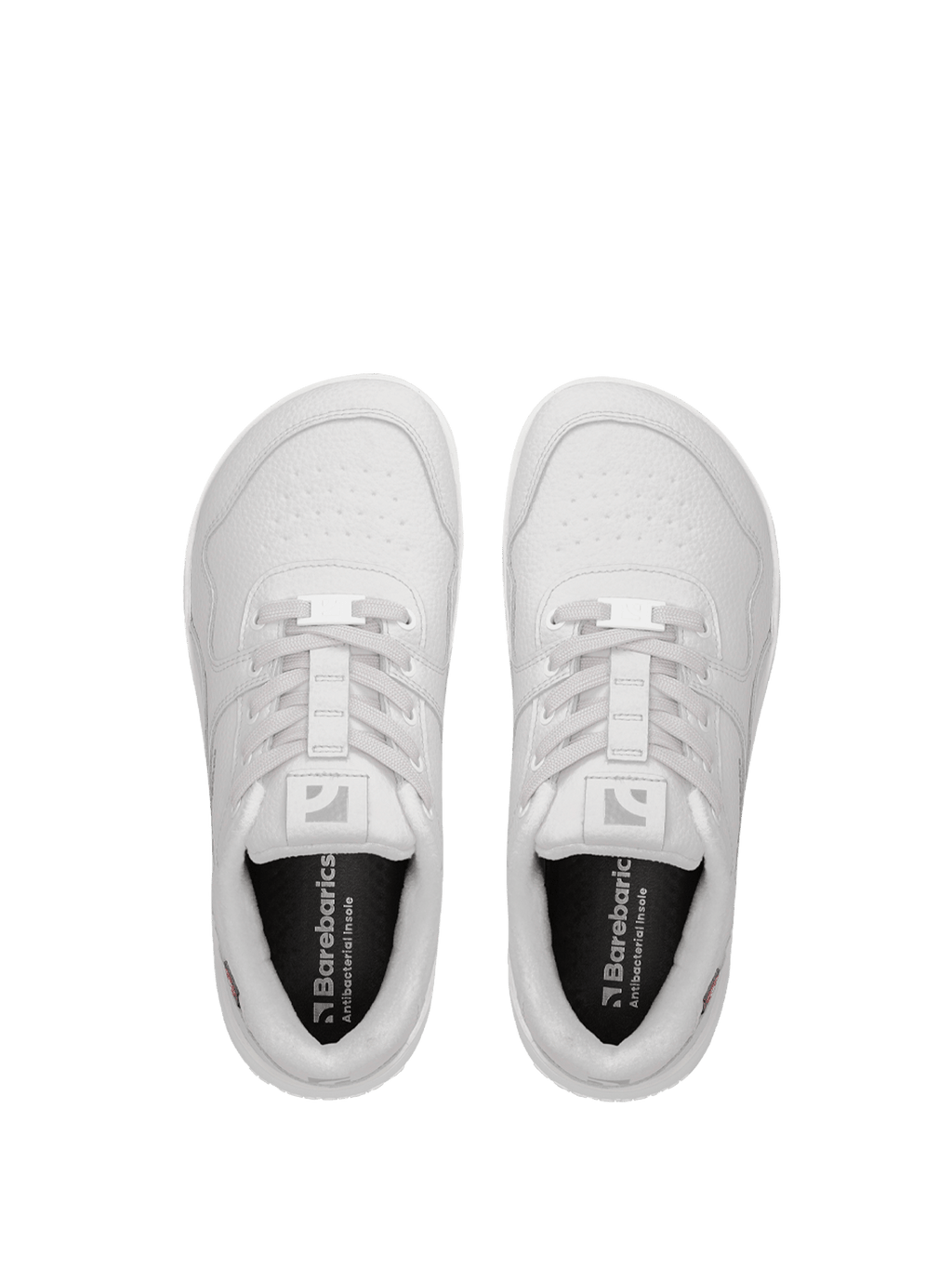 Barefoot Sneakers Barebarics Zing Frost - Light Grey & White - Barefoot Shoe Store