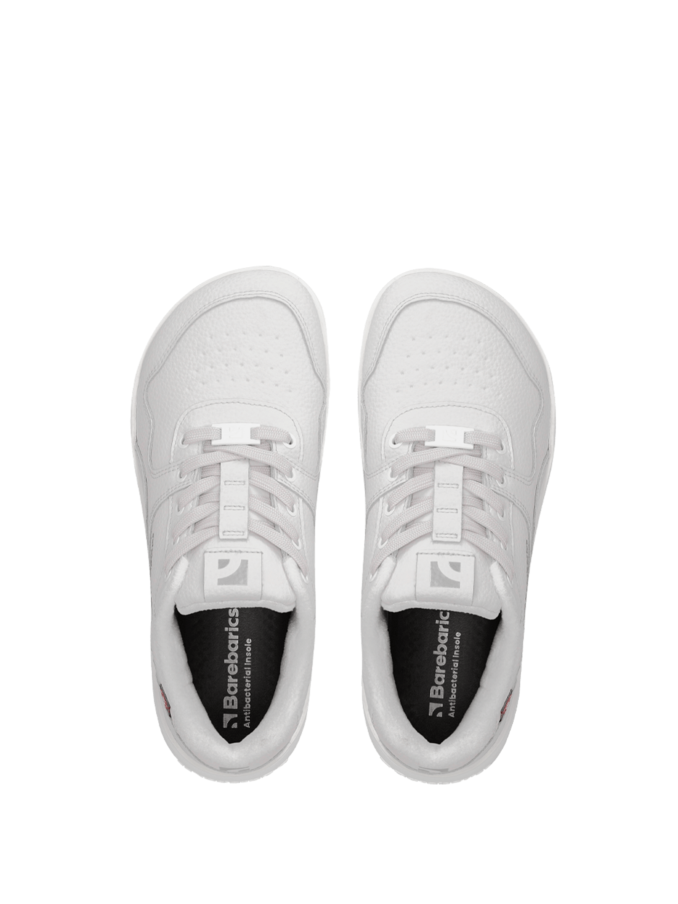 Barefoot Sneakers Barebarics Zing Frost - Light Grey & White - Barefoot Shoe Store