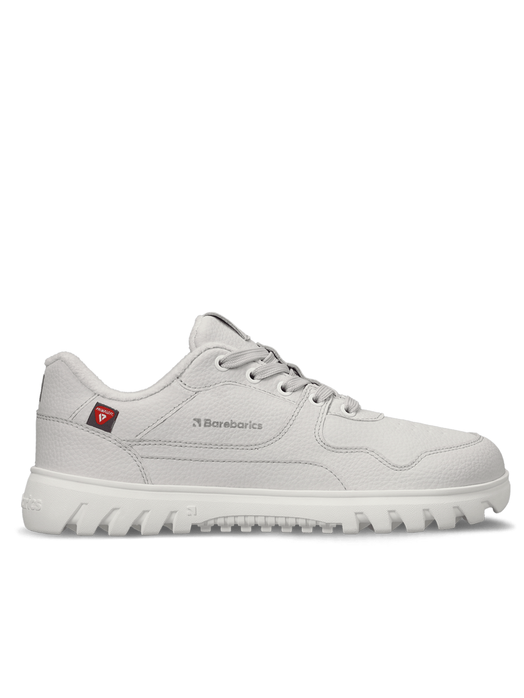 Barefoot Sneakers Barebarics Zing Frost - Light Grey & White - Barefoot Shoe Store