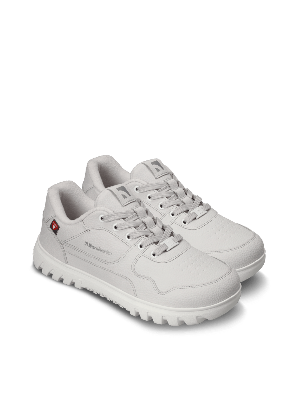 Barefoot Sneakers Barebarics Zing Frost - Light Grey & White - Barefoot Shoe Store