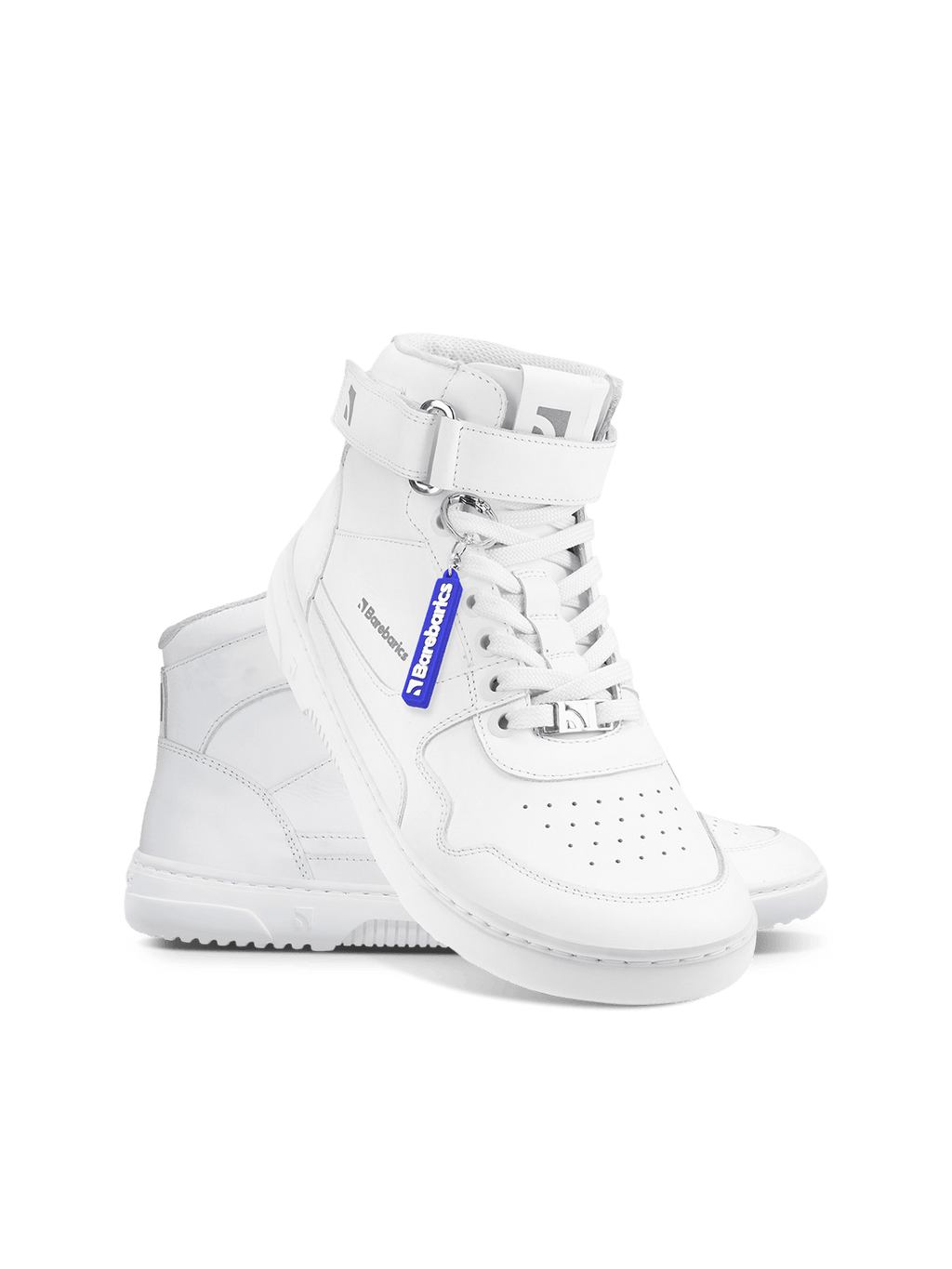 Barefoot Sneakers Barebarics Zing - High Top - All White - Barefoot Shoe Store