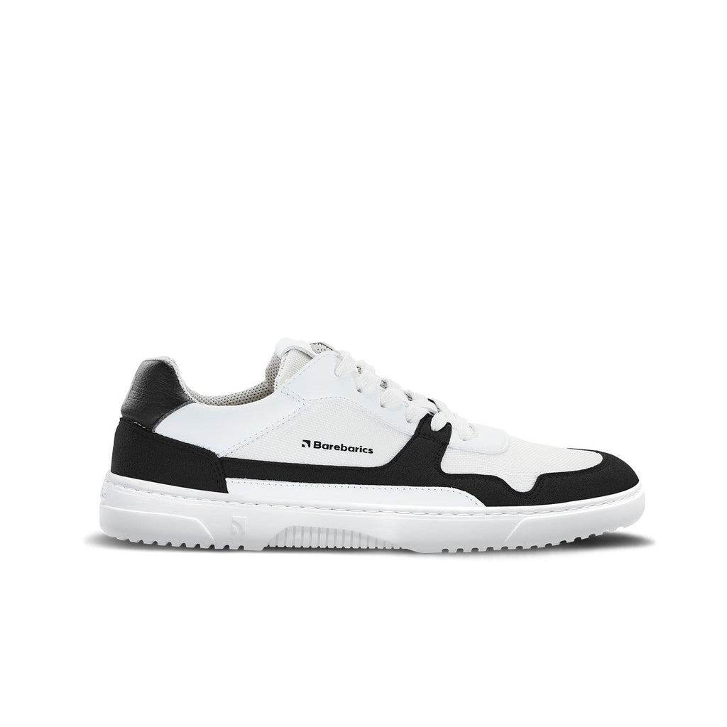Barefoot Sneakers Barebarics - Zing - White & Black - Barefoot Shoe Store