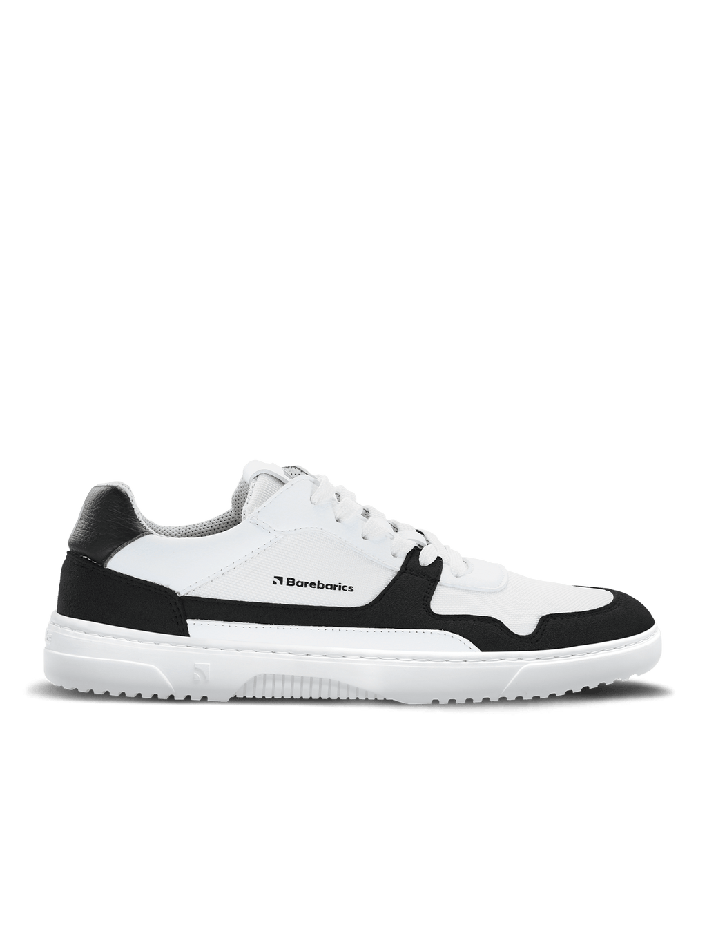 Barefoot Sneakers Barebarics - Zing - White & Black - Barefoot Shoe Store