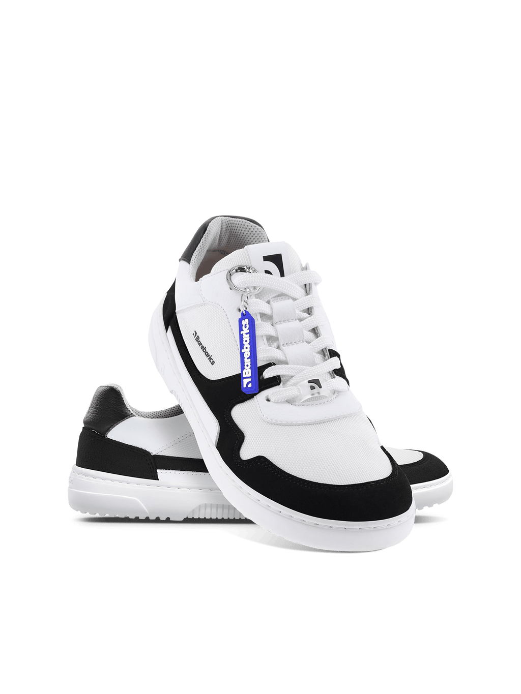 Barefoot Sneakers Barebarics - Zing - White & Black - Barefoot Shoe Store