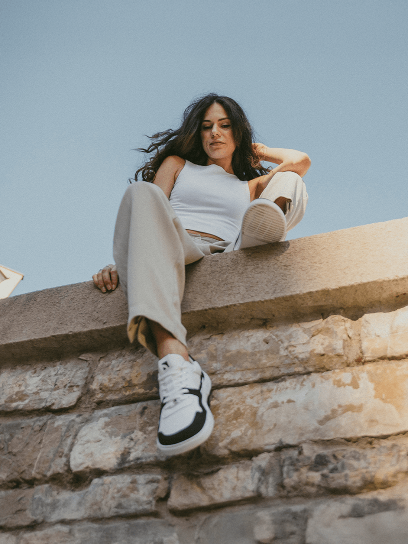 Barefoot Sneakers Barebarics - Zing - White & Black - Barefoot Shoe Store