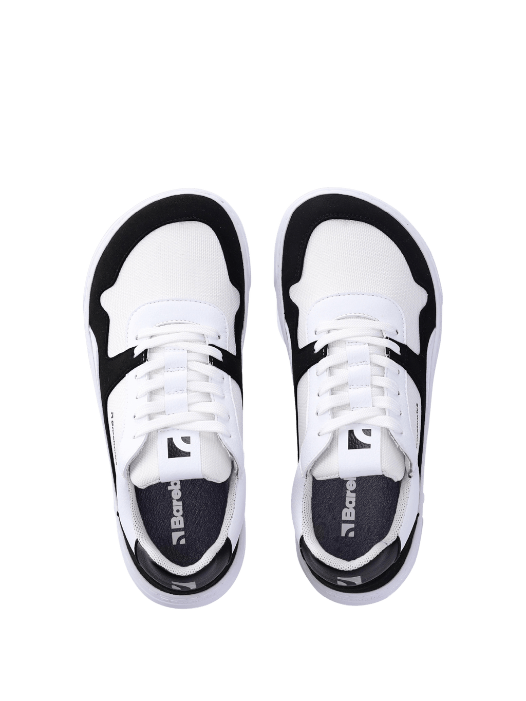 Barefoot Sneakers Barebarics - Zing - White & Black - Barefoot Shoe Store
