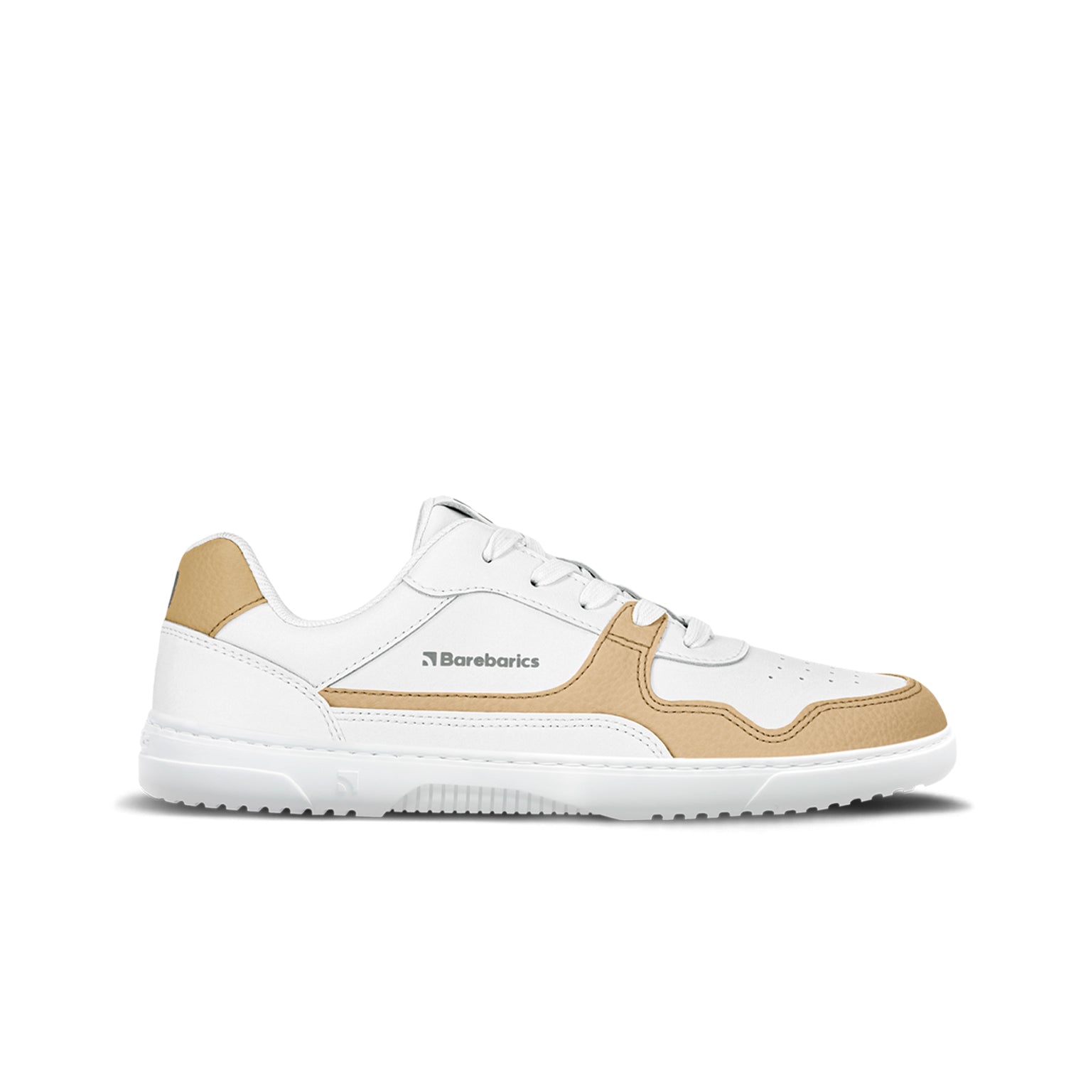Barefoot Sneakers Barebarics Zing - White & Cream - Barefoot Shoe Store