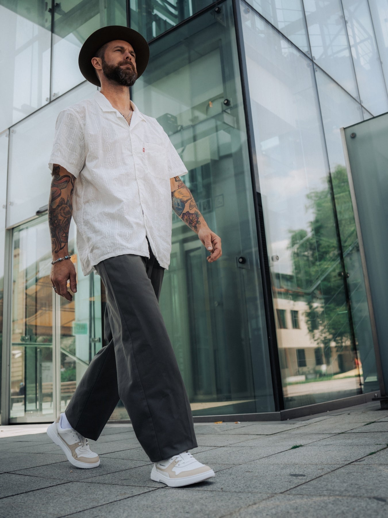 Barefoot Sneakers Barebarics Zing - White & Cream - Barefoot Shoe Store