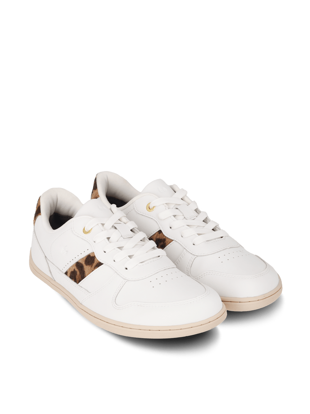 Barefoot Sneakers Be Lenka Cellestia - White & Leopard - Barefoot Shoe Store