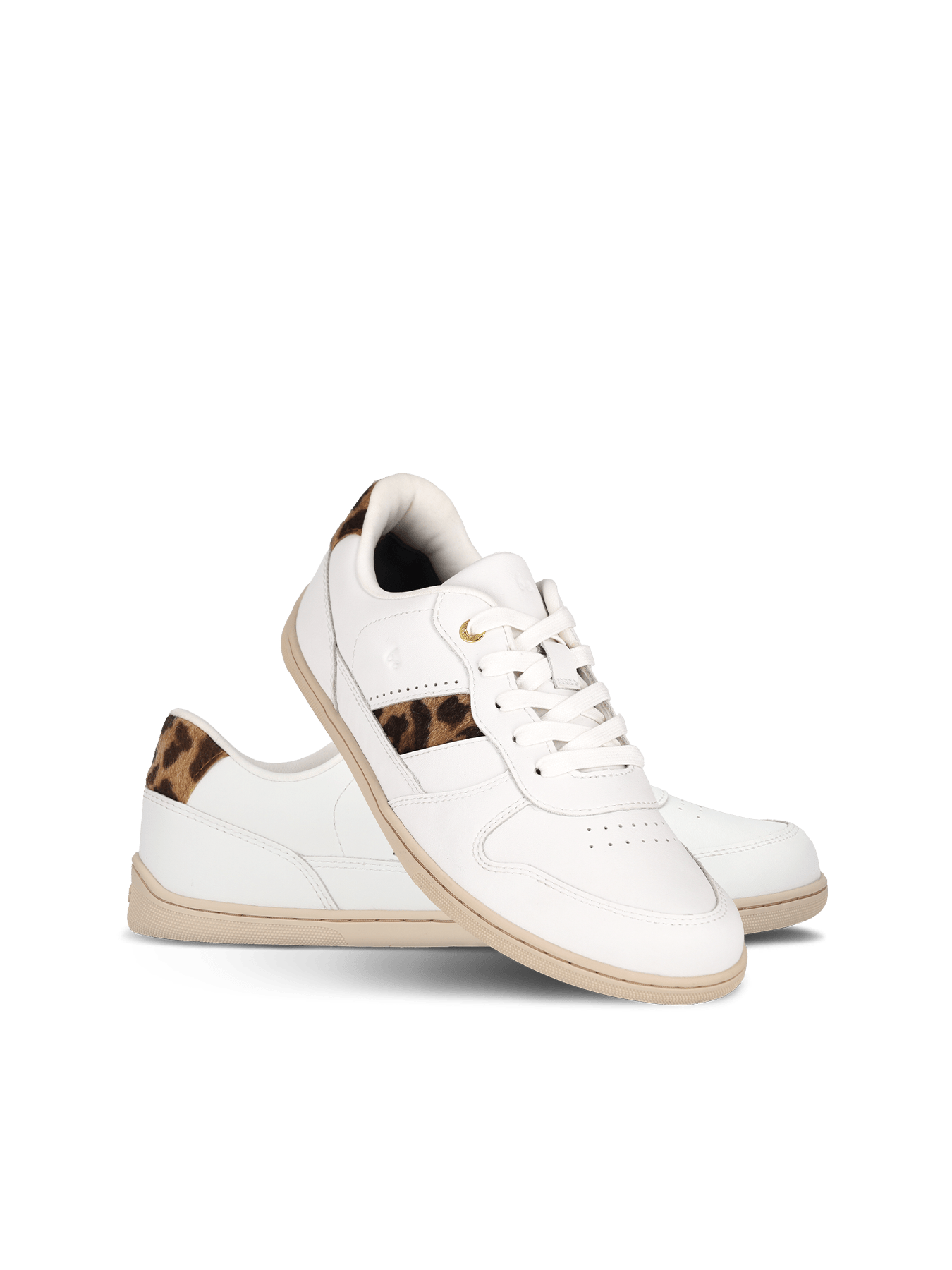 Barefoot Sneakers Be Lenka Cellestia - White & Leopard - Barefoot Shoe Store