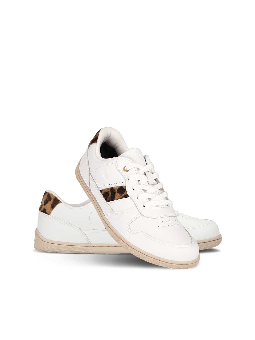 Barefoot Sneakers Be Lenka Cellestia - White & Leopard - Barefoot Shoe Store