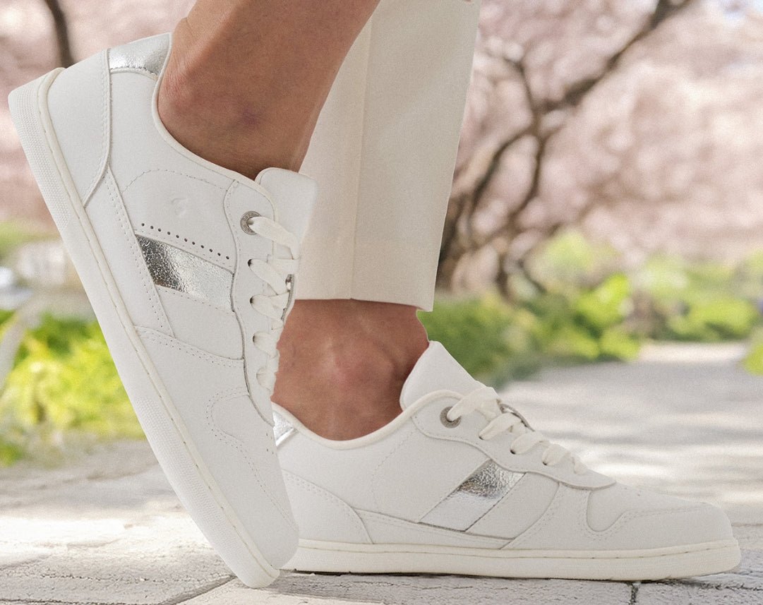 Barefoot Sneakers Be Lenka Cellestia - White & Silver - Barefoot Shoe Store