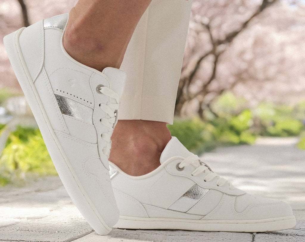 Barefoot Sneakers Be Lenka Cellestia - White & Silver - Barefoot Shoe Store